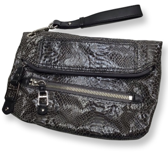 NINE West Animal Skin Print Clutch Purse Bag - Picture 1 of 13